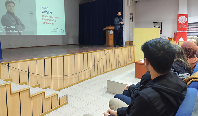 Çankırı Lisesi TUSAŞ mühendislerini ağırladı