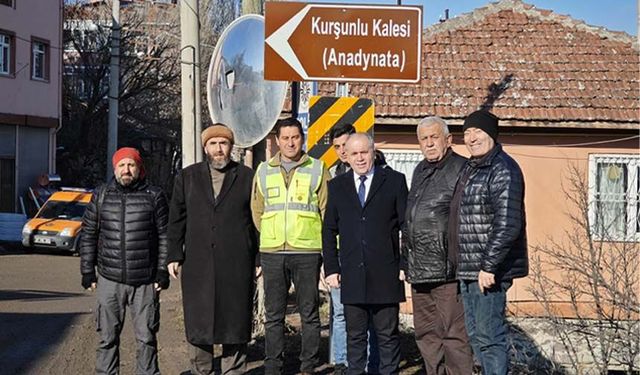 Kurşunlu’ya kahverengi tabelalar çok yakıştı