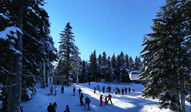 Yılbaşı tatilinde Ilgaz Dağı’na tatilci akını