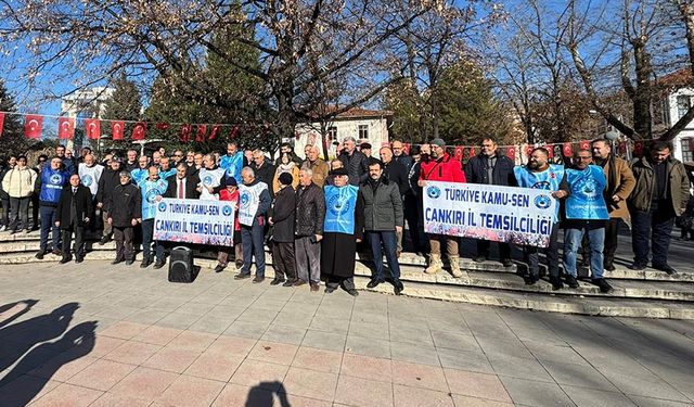 TES Çankırı İl Temsilciliği; "Refah payı olmayan maaş artışına zam denmez"