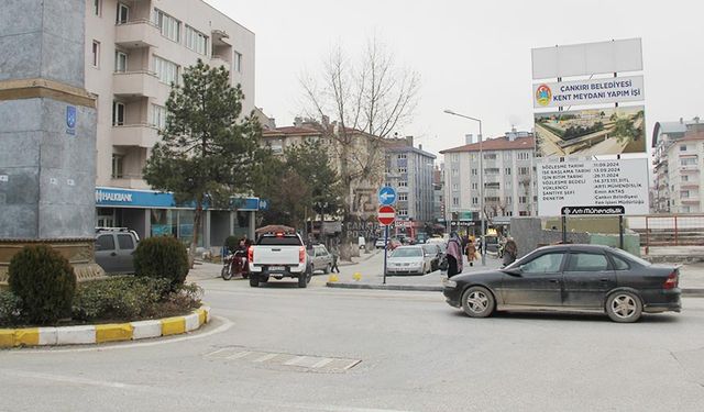 Çankırı’da o cadde tek yönlü hale geldi