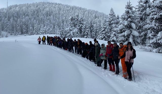 Kırıkkaleli 38 dağcı Ilgaz Dağı’na tırmandı