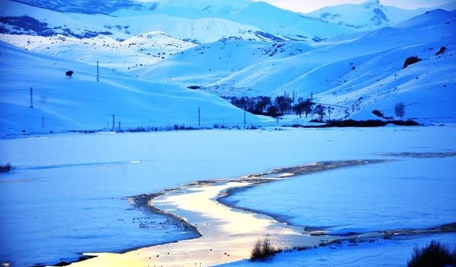 Soğuk rekoru yine Erzurum ‘da