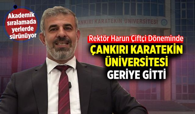 Çankırı Karatekin Üniversitesi akademik sıralamada geriye gitti