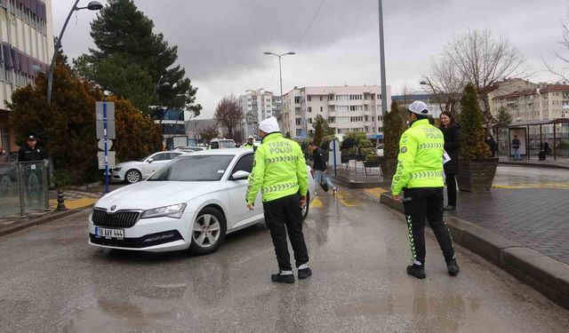 Çankırı’da 65 araç trafikten men edildi