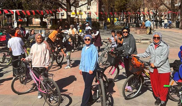 Çankırı’da pedallar kadınlar için döndü