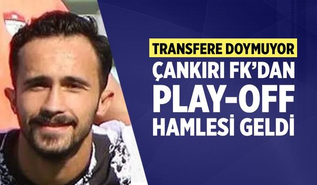 Çankırı FK’dan Play-Off hamlesi geldi