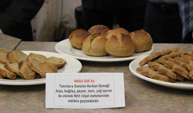 Çorum’da binlerce yıllık Hitit ekmeği görücüye çıktı