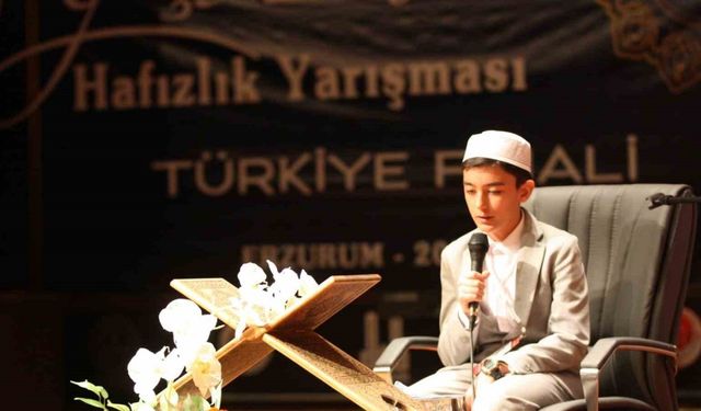 Hafızlık yarışması Türkiye finali Erzurum’da yapıldı