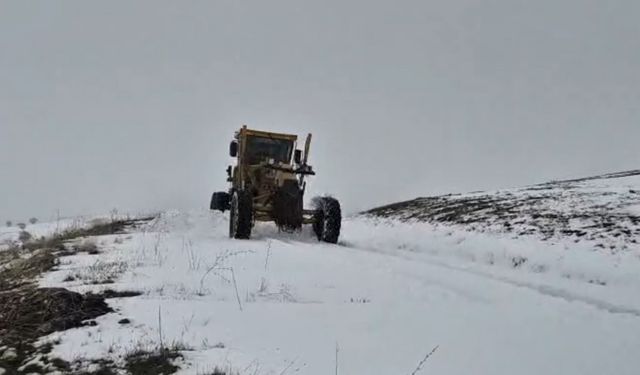 Muş’ta kar yağışı: 55 köy yolu ulaşıma kapandı