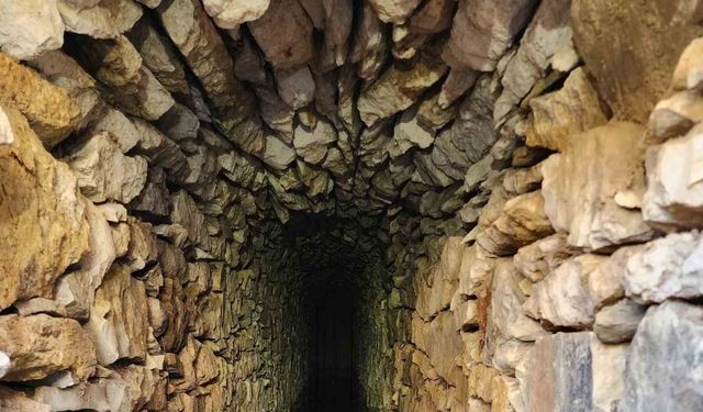 Okul inşaatında tarihi su sarnıcı ortaya çıktı