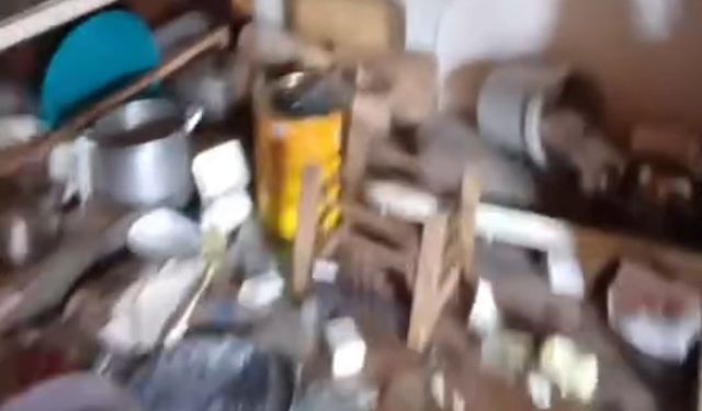 Kış uykusundan uyanan ayılar bu kez Anzer Yaylası’ndaki evleri talan etti