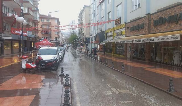 Nisan yağmurları kapıyı çaldı: Çankırı’da yağış başladı