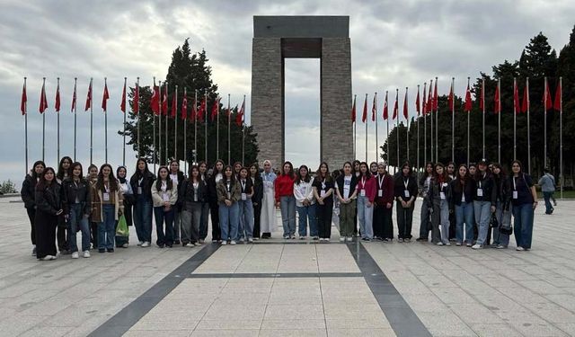 Çankırı Lisesi öğrencileri tarihin yazıldığı toprakları ziyaret etti