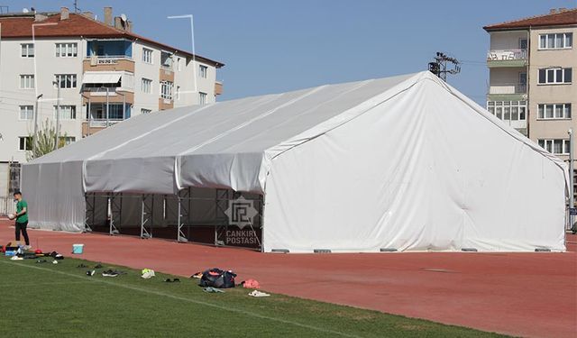 Çankırı Kitap Günleri için tören çadırı kuruldu