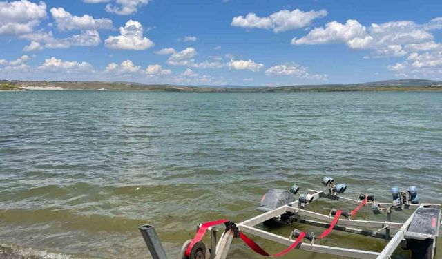 Çorum’da barajdan 2 bin 600 metre ağ çıktı