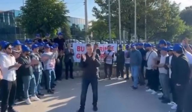 İşçiler maaş ve yan haklarda anlaşamayınca o fabrikada üretim durdu
