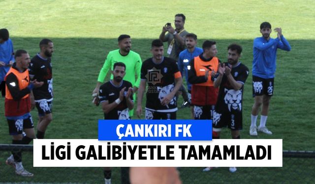 Çankırı FK ligi galibiyetle kapattı