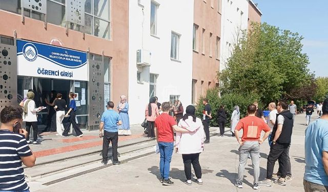 Çankırı’da binlerce aday YKS ilk oturumunda ter döktü