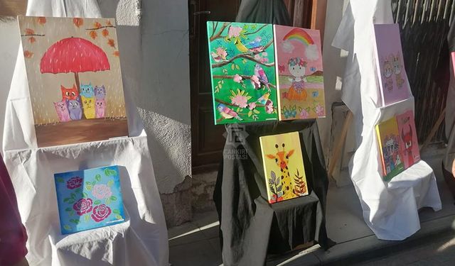 Çankırı’da miniklerin hayalleri renklerle buluştu