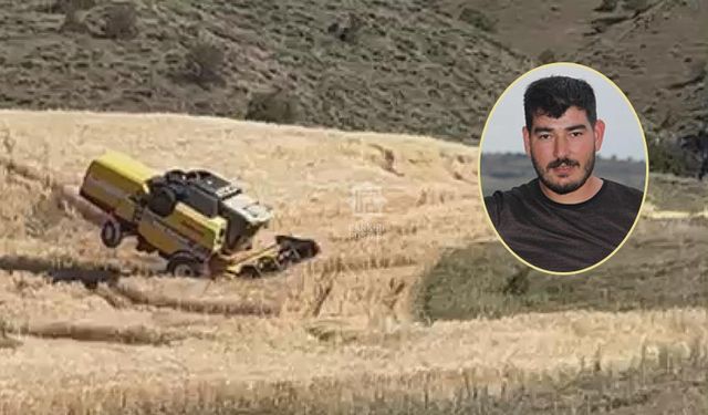 Biçerdöver Operatöründen Akrobatik Hasat! iki teker üzerinde buğday biçti