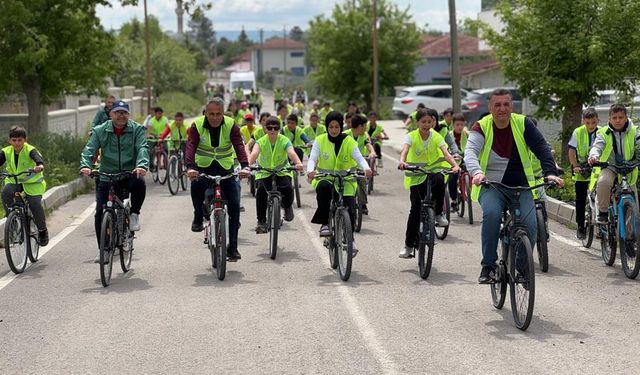 Çerkeş’te 12. Geleneksel Yeşilay Bisiklet Turu düzenlendi