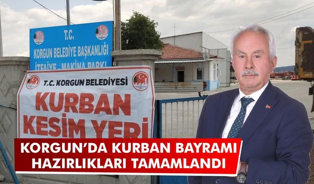 Korgun’da Kurban Bayramı hazırlıkları tamamlandı