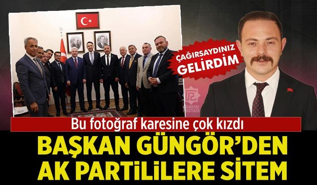 Yapraklı Belediye Başkanı Güngör’den AK Partililere Sitem: “Çağırsaydınız gelirdim"