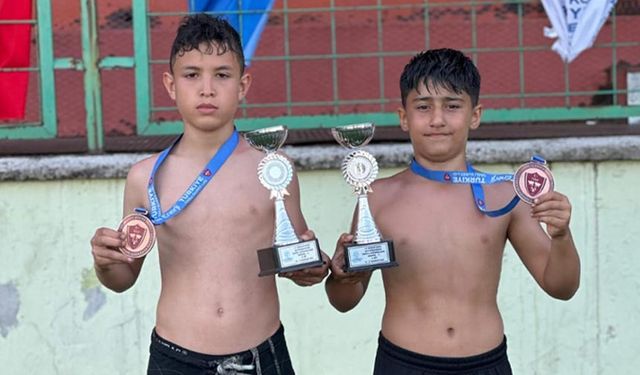 Eldivanlı minik pehlivanlar Kırkpınar vizesini aldı