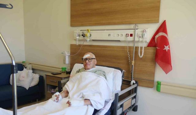 6 bin voltluk akıma kapılıp ölümden dönen Azerbaycanlı mühendis Eskişehir’de tedavi oldu