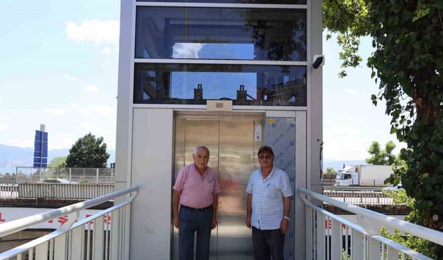 İzmit Tren Garı’ndaki asansör hizmete alındı