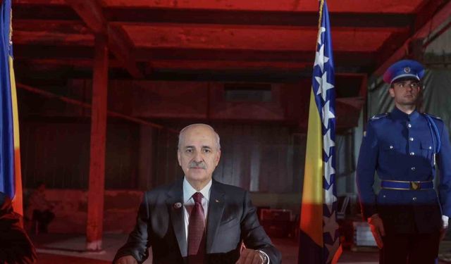 TBMM Başkanı Kurtulmuş,  Srebrenitsa için oluşturulan anı defterini imzaladı