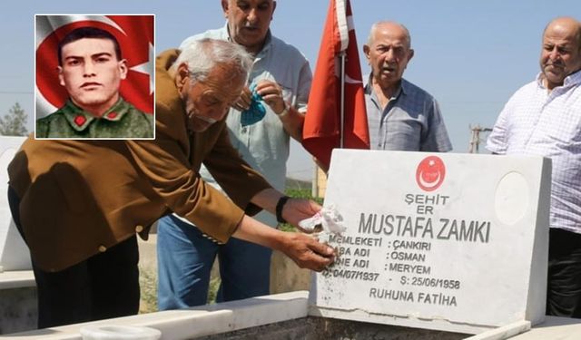 Şehit kabri Çankırı’ya nakledilecek