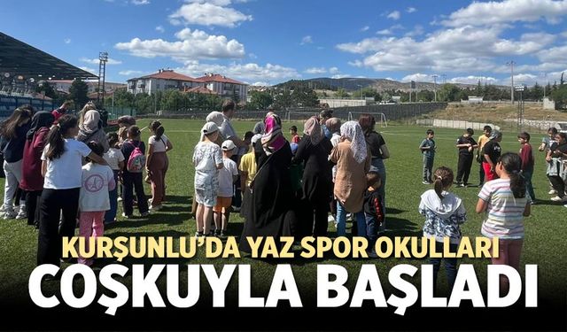 Kurşunlu’da Yaz Spor Okulları coşkuyla başladı