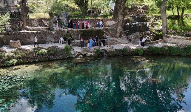 Bozkırın ortasındaki saklı cennetler ziyaretçi akınına uğradı