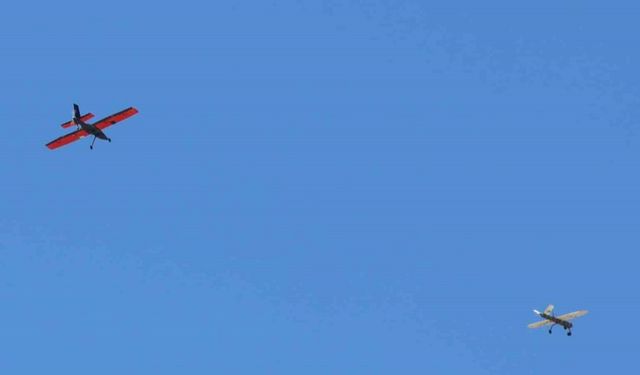 Gökçeada’da TEKNOFEST’in 3’üncü gününde İHA’lar gökyüzünde kıyasıya mücadele etti
