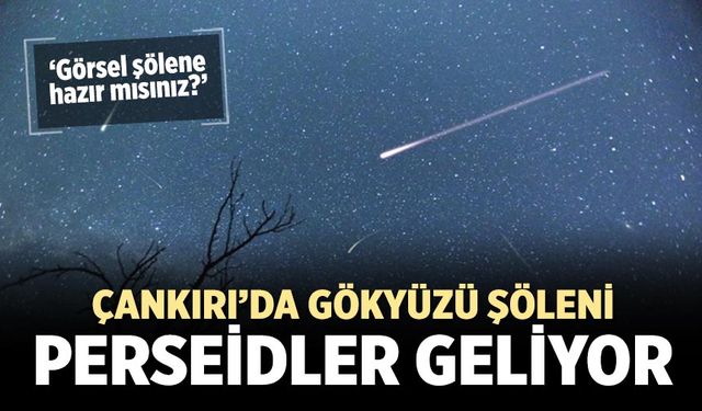 Perseid Meteor Yağmuru Çankırı semalarında parlayacak