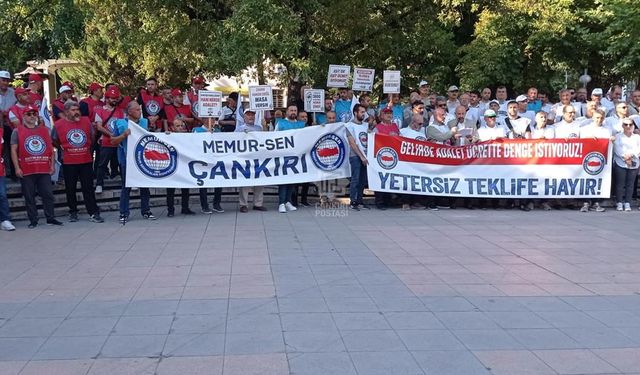 Çankırı’da “Gelirde Adalet, Ücrette Denge” çağrısı