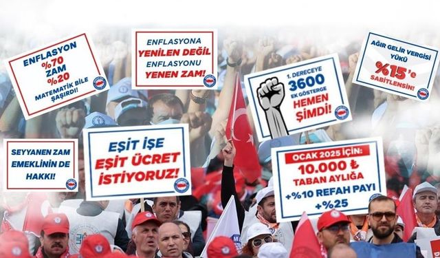 Çankırı’da memurlar “Yetersiz Teklife Hayır” diyecek
