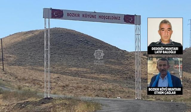 Dedeköy ile Bozkır köyü arasında ‘kemer tak’ gerilimi