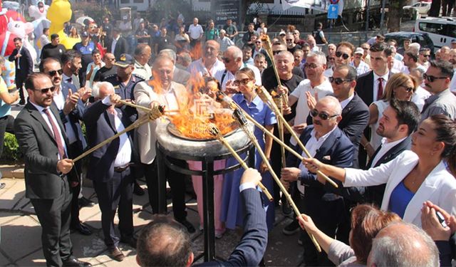 4. Uluslararası Çankırı Tuz Festivali’nin ateşi yakıldı