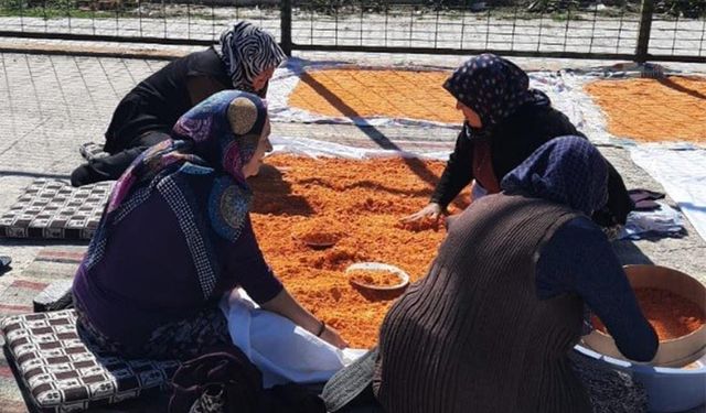 Çankırı’da tarhana hazırlıkları başladı
