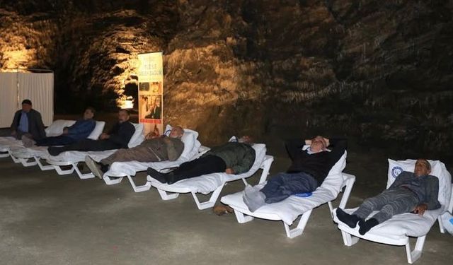 Çankırı Tuz Mağarası KOAH ve astım hastalarına umut oldu