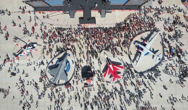 TEKNOFEST etkinlik alanı havadan görüntülendi