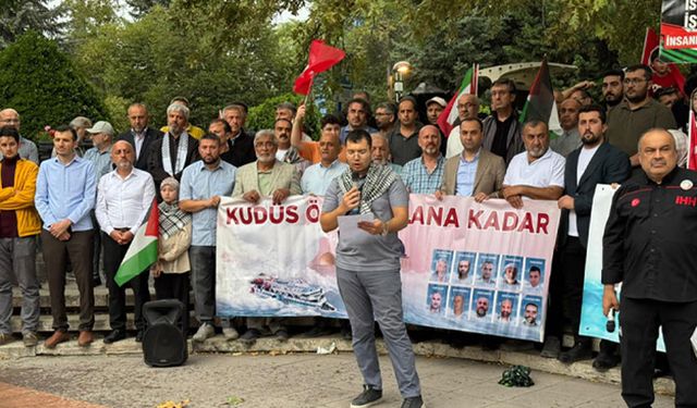 Gazze’ye yola çıkan Küresel Sumud Filosu’na Çankırı'dan destek