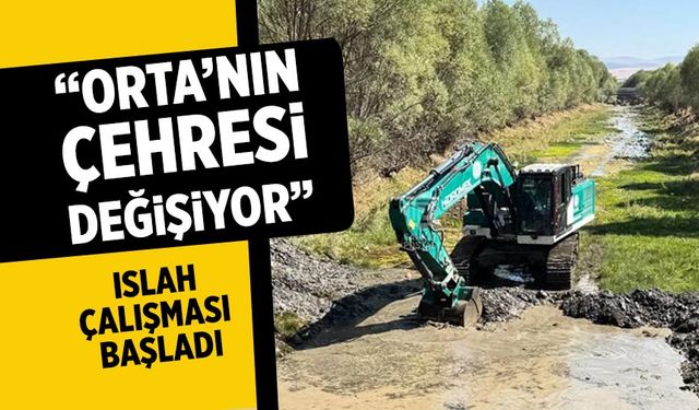 Devrez Çayında Islah Çalışması başladı