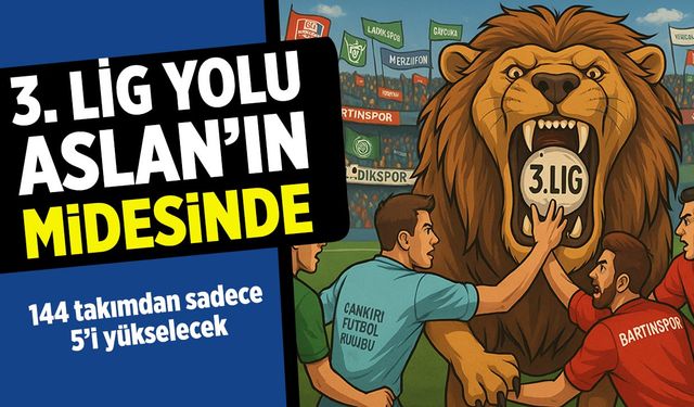 BAL’da 3. Lig yolu aslanın midesinde! Namaglup olsan da 2 tur oynaman şart