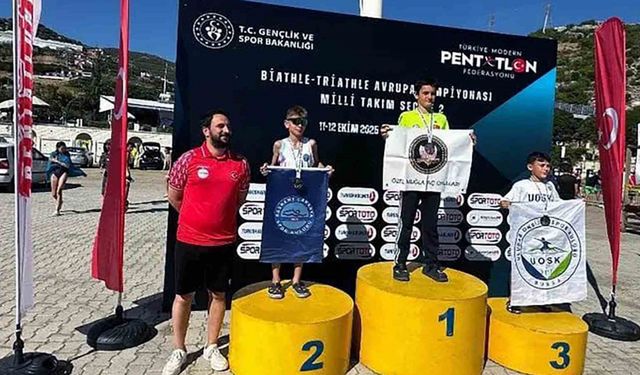 Muğla Büyükşehir sporcusu Batur Genç’ten iki günde iki Türkiye şampiyonluğu