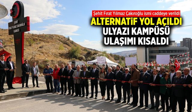 Genç şehidin adı Çankırı’da ulaşımı birleştiren caddeye verildi
