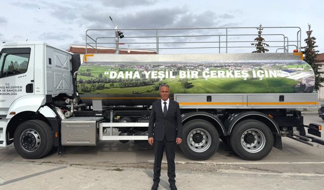 Çerkeş Belediyesi Araç Filosuna 12 Tonluk Modern Arazöz